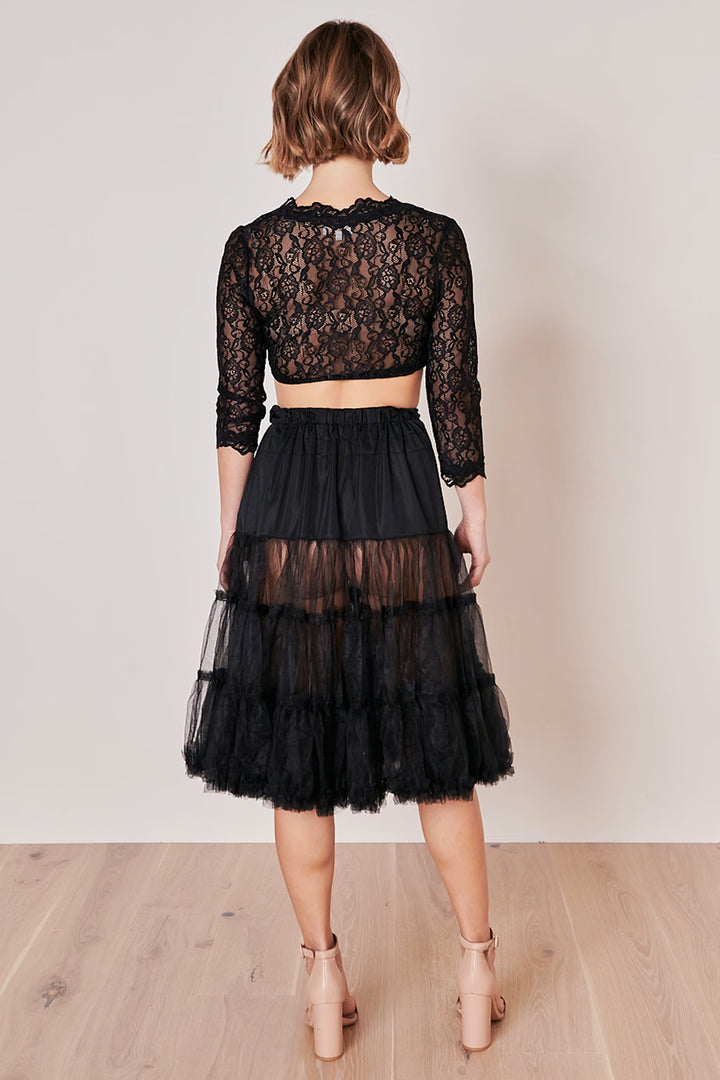 Petticoat 70 cm schwarz KRÜGER
