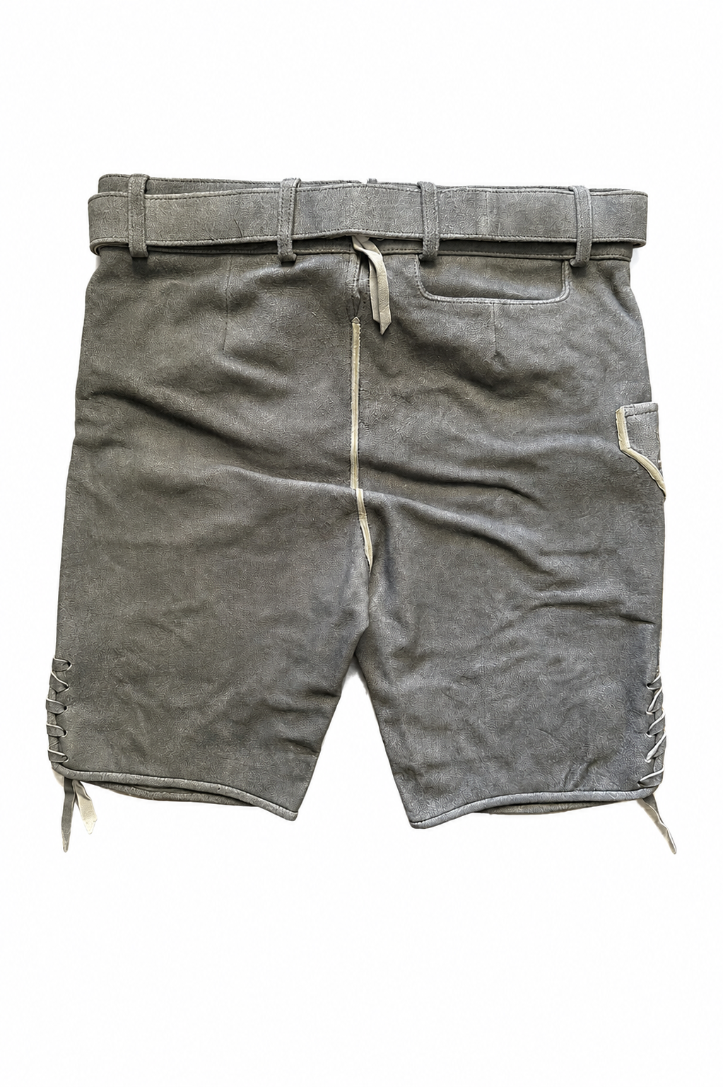 Lederhose Liga di Bavaria Luxury Collection "Holledau" deep grey TD04