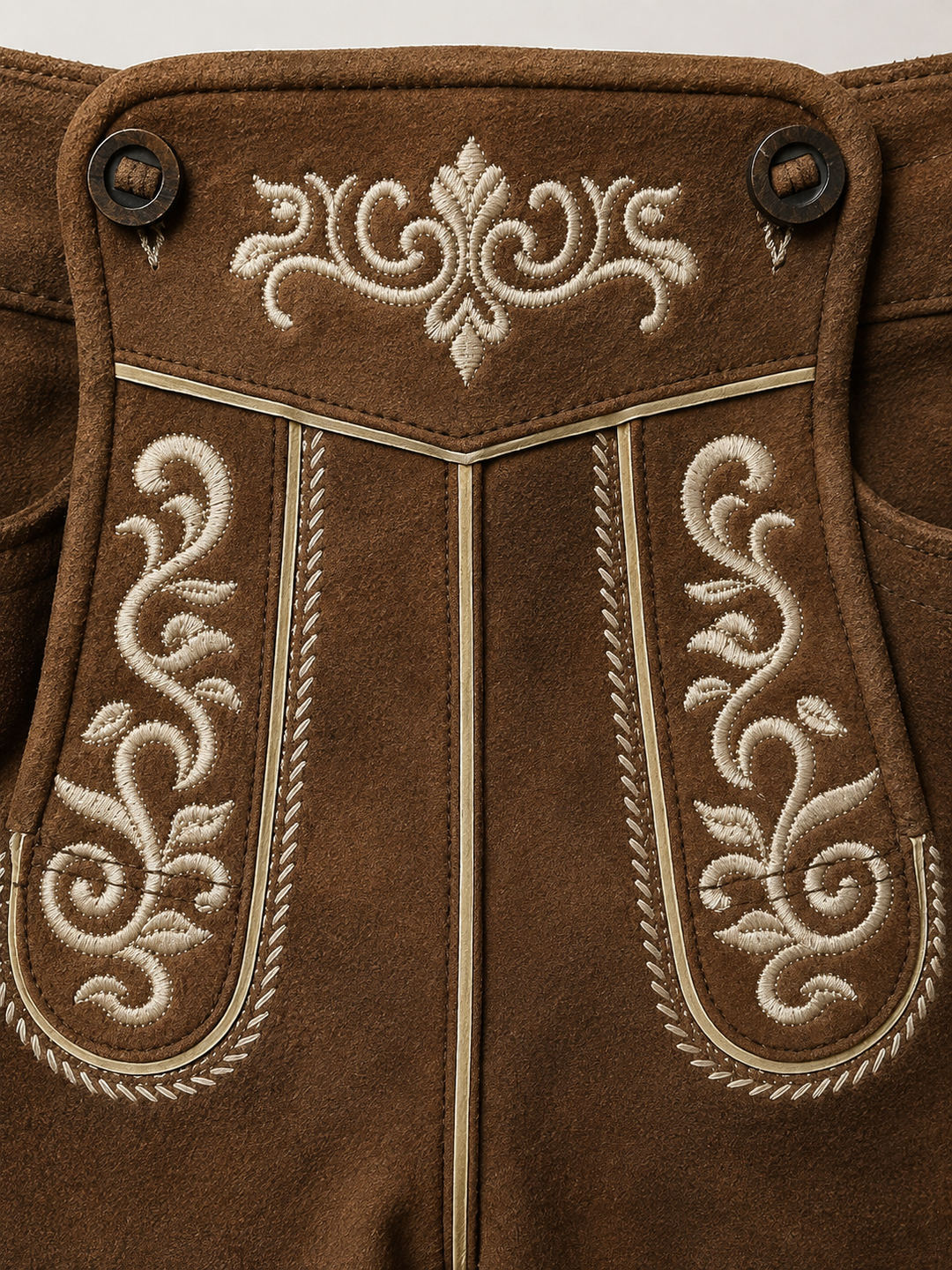 Lederhose Liga di Bavaria Luxury Collection "Daheim in München" Camel TD01