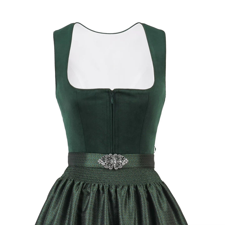 Dirndl Samt dunkelgrün  60cm