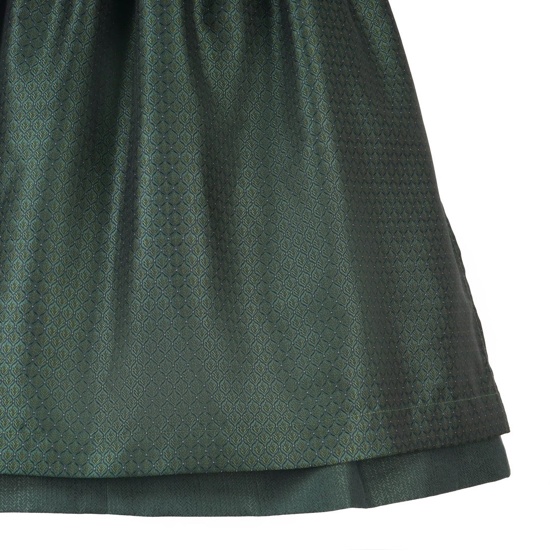 Dirndl Samt dunkelgrün  60cm