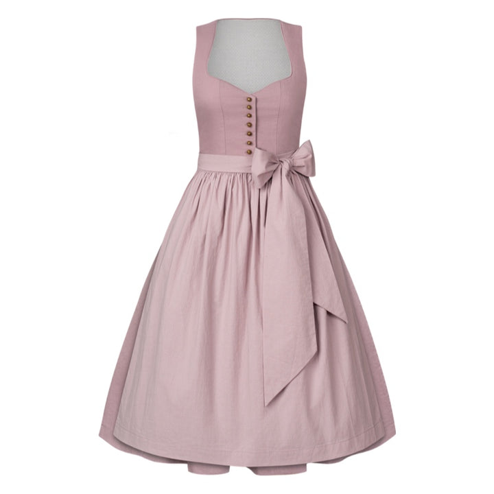 Dirndl Liga Di Bavaria Pastell Rosa Gold 70cm