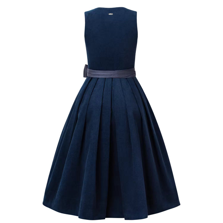 Dirndl Liga Di Bavaria Deep Ocean Cord&amp;Linen 70cm