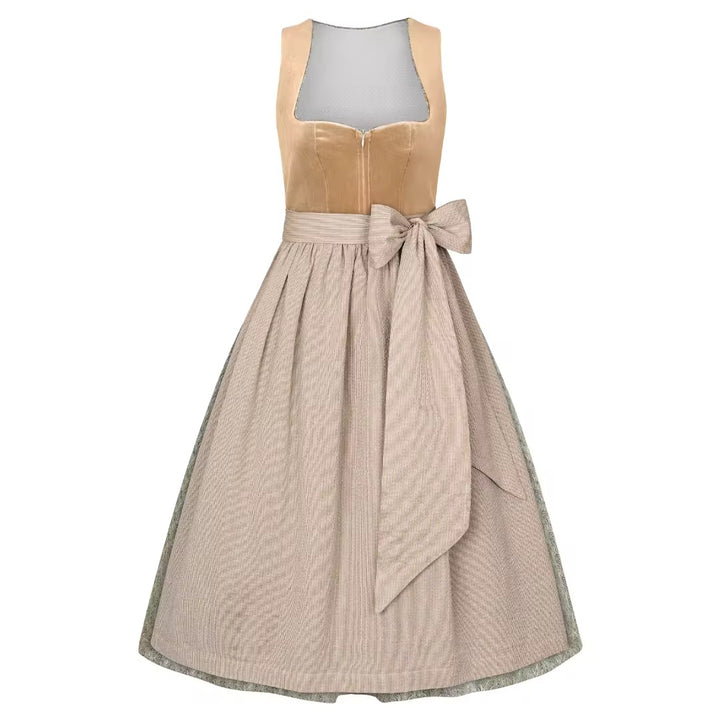 Dirndl Liga Di Bavaria Samt Creme 70cm