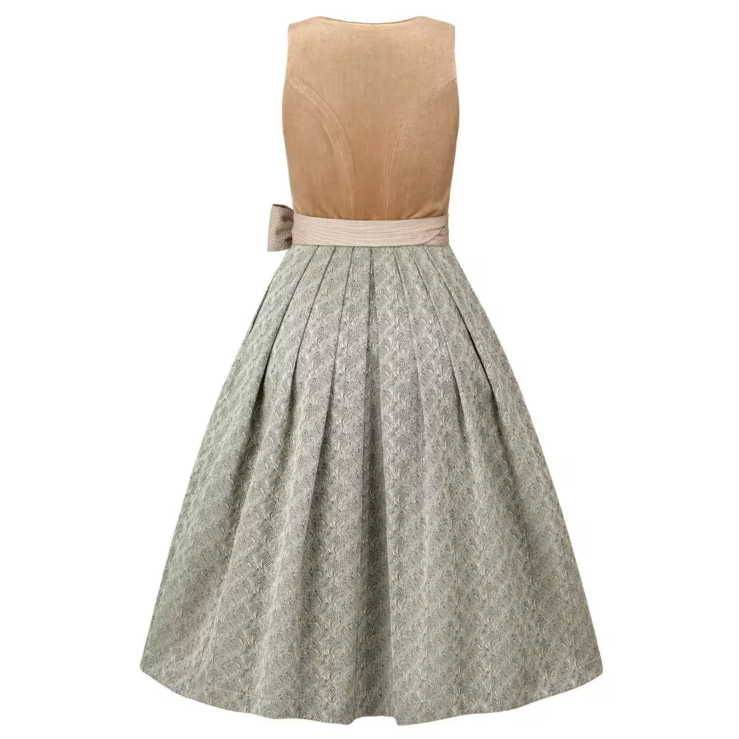 Dirndl Liga Di Bavaria Samt Creme 70cm