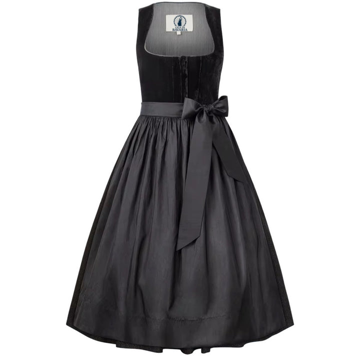 Dirndl Liga Di Bavaria Cotoure Samt&Seide ONYX 72cm