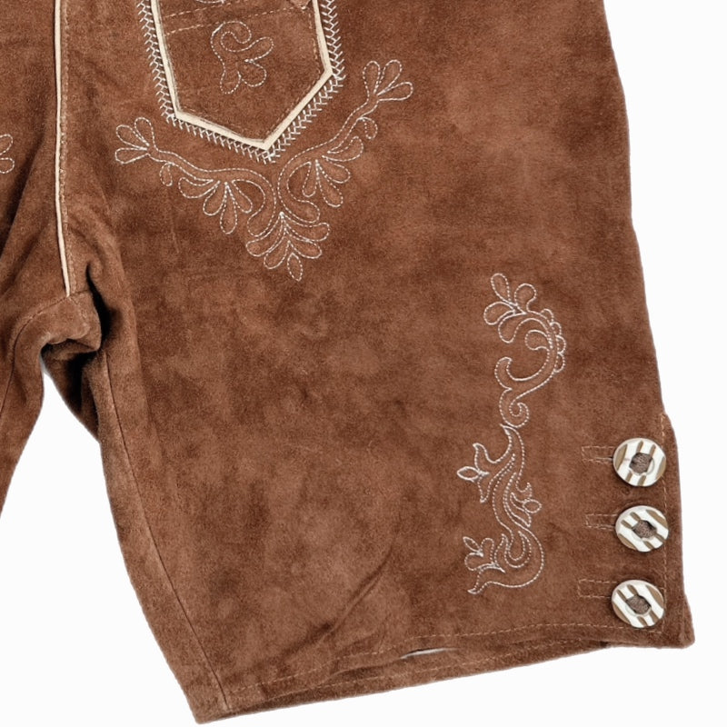 Hirsch Royal Green leather trousers