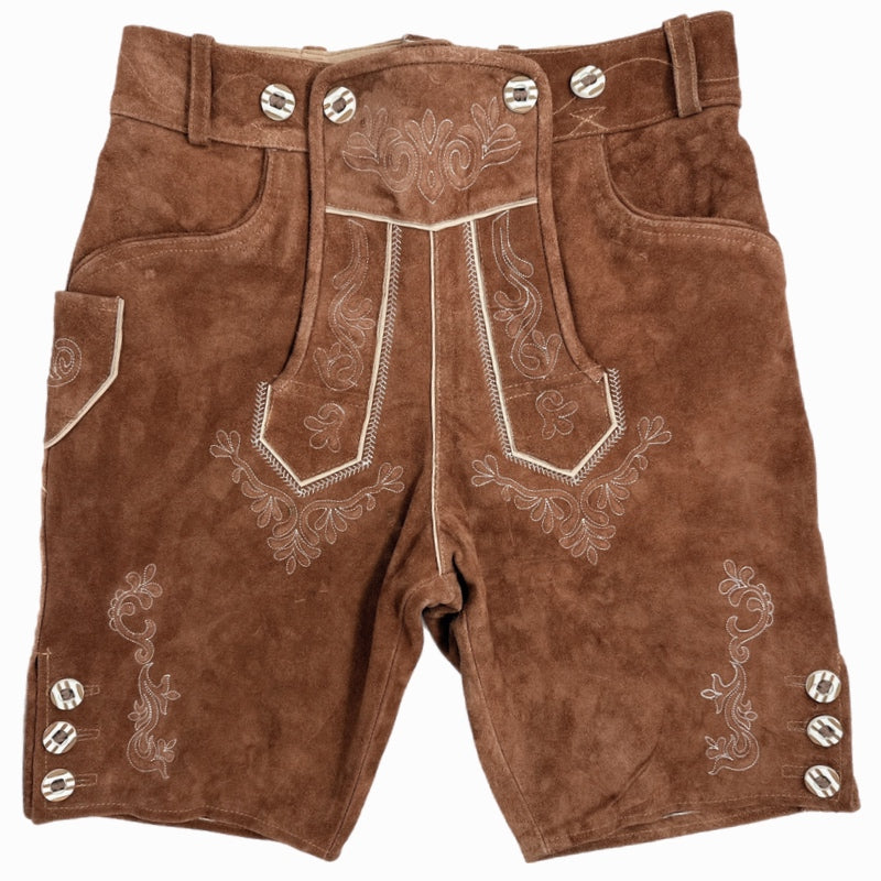 Hirsch Royal Green leather trousers