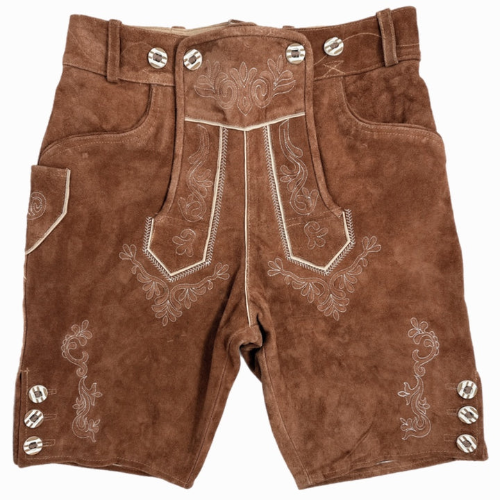 Hirsch Royal Green leather trousers