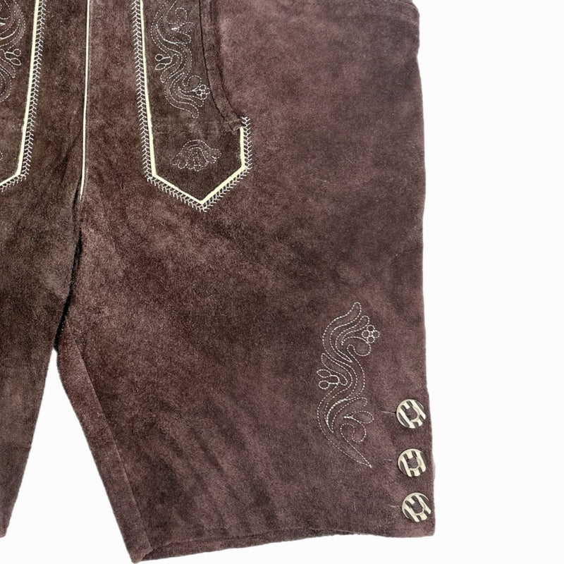 Hirsch Royal Green leather trousers