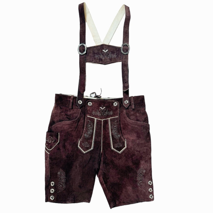 Hirsch Royal Green leather trousers