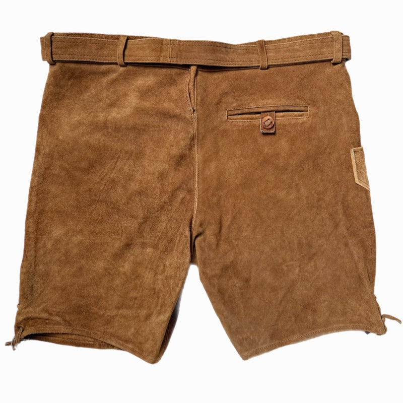 Hirsch Royal Green leather trousers