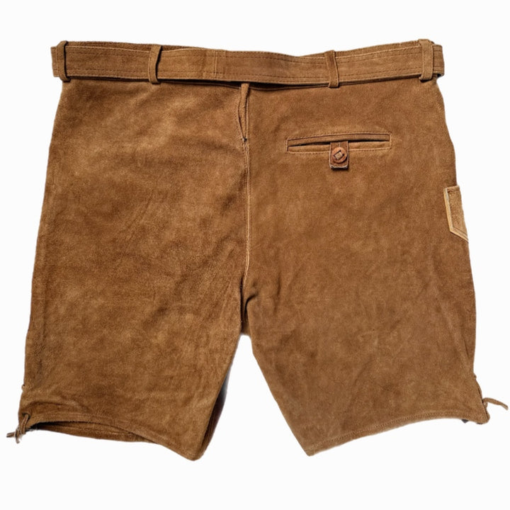 Hirsch Royal Green leather trousers