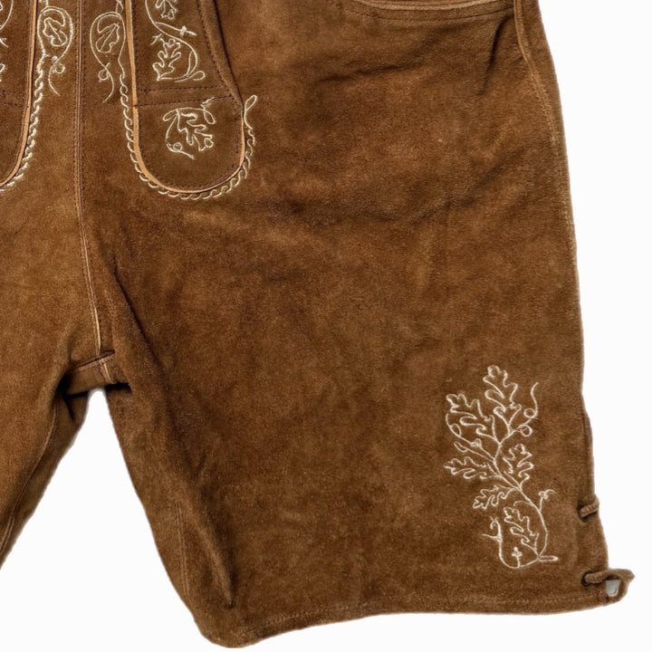 Hirsch Royal Green leather trousers
