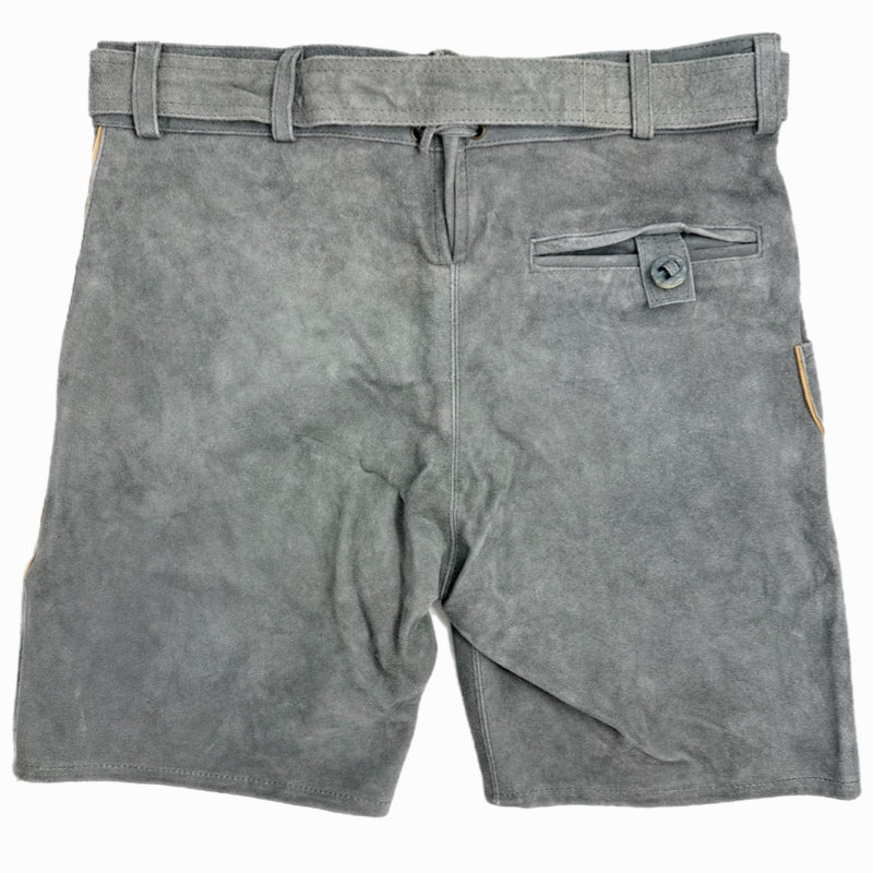 Hirsch Royal Green leather trousers