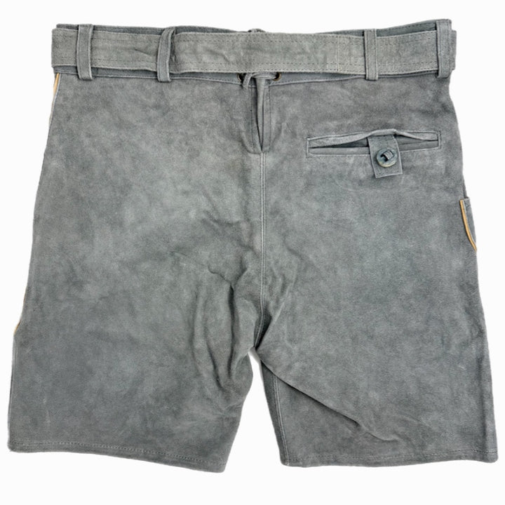 Hirsch Royal Green leather trousers