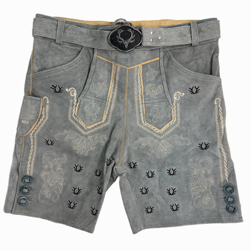 Hirsch Royal Green leather trousers