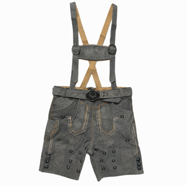 Hirsch Royal Green leather trousers