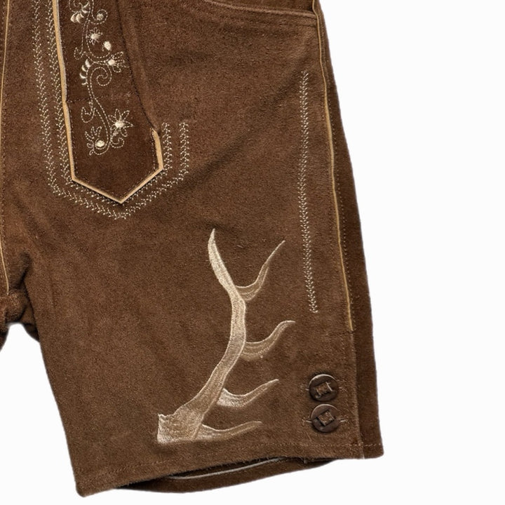 Hirsch Royal Green leather trousers