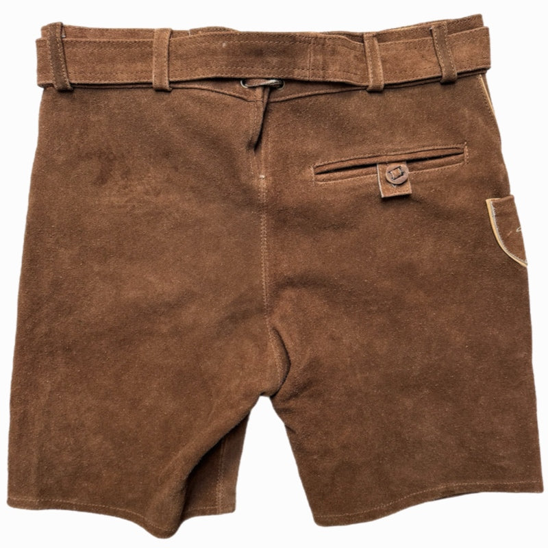 Hirsch Royal Green leather trousers