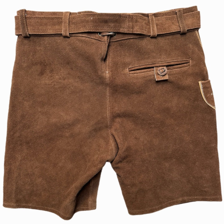Hirsch Royal Green leather trousers