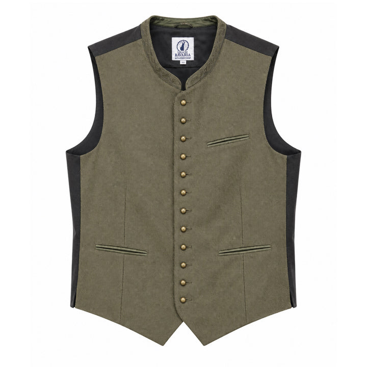 Traditional vest Liga Di Bavaria Sigi - Olive