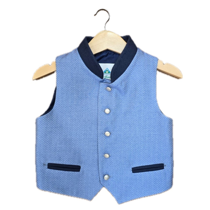Kinder Trachtenweste Blau