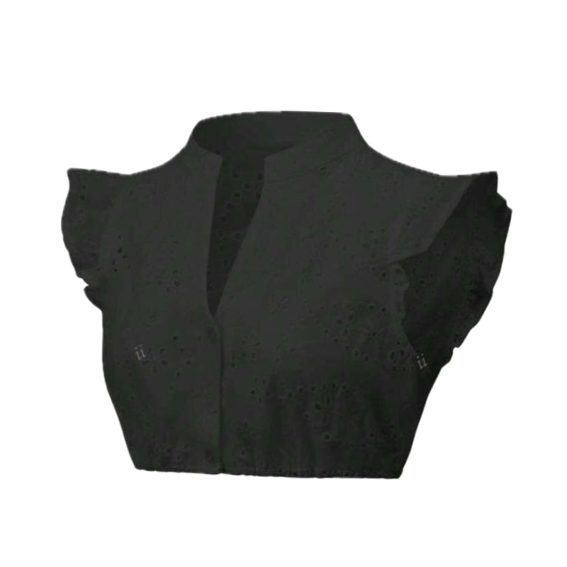 Winged blouse Liga Di Bavaria black