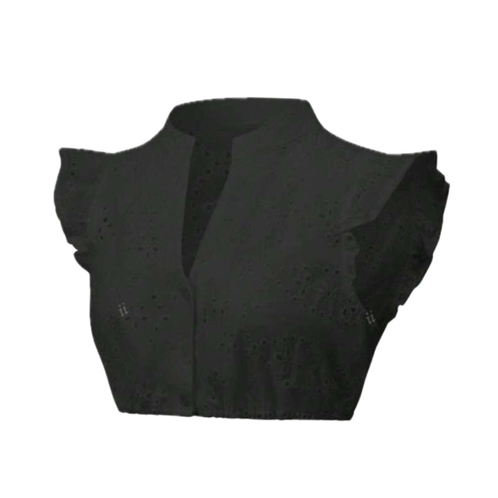 Winged blouse Liga Di Bavaria black