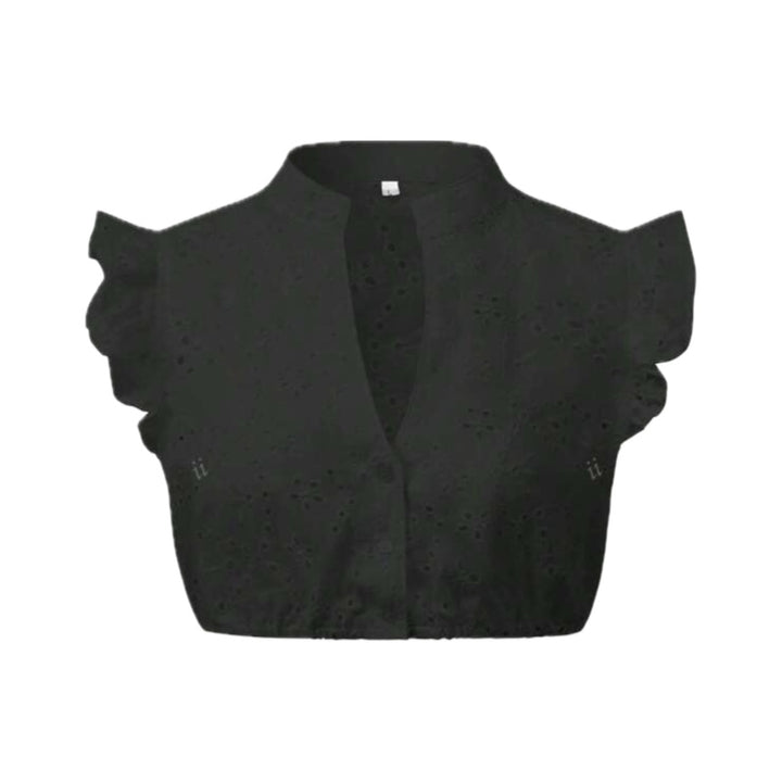 Winged blouse Liga Di Bavaria black