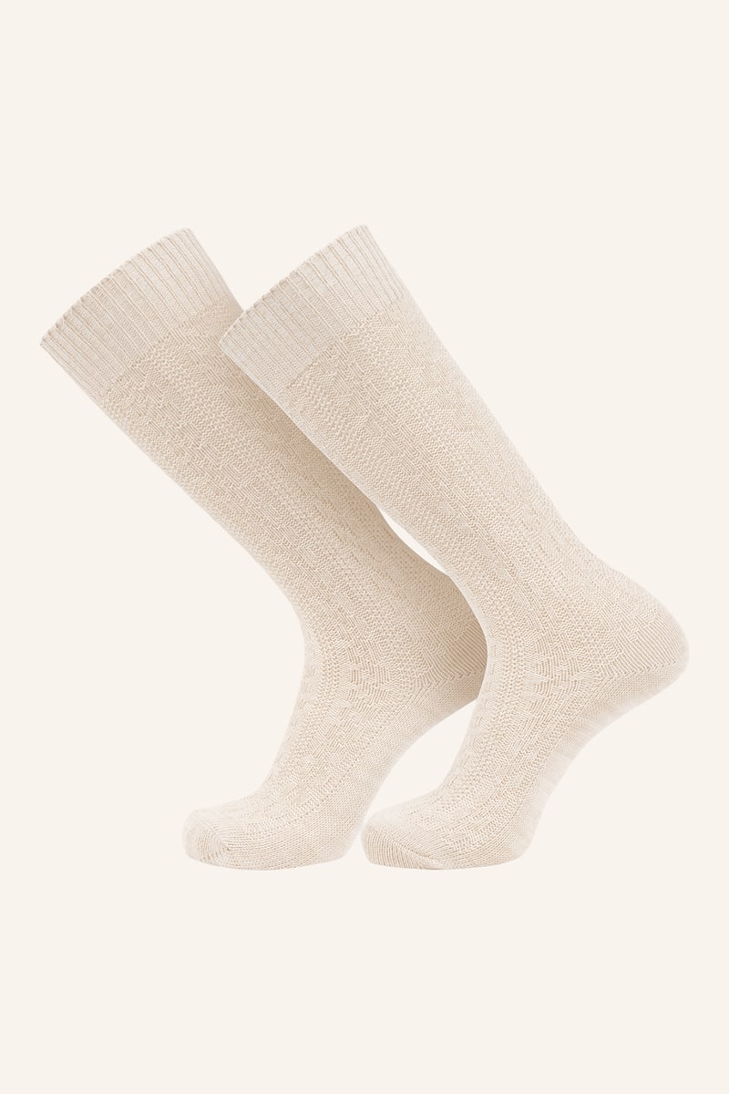 Trachtensocke Krüger Beige