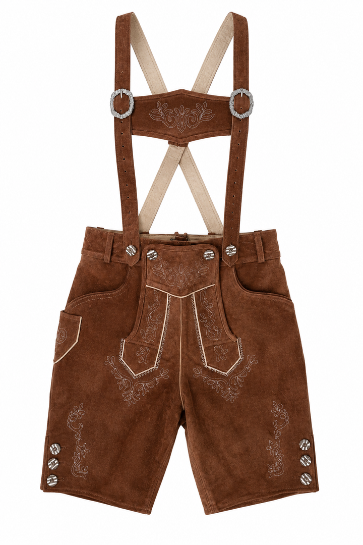 Lederhose Rehbraun