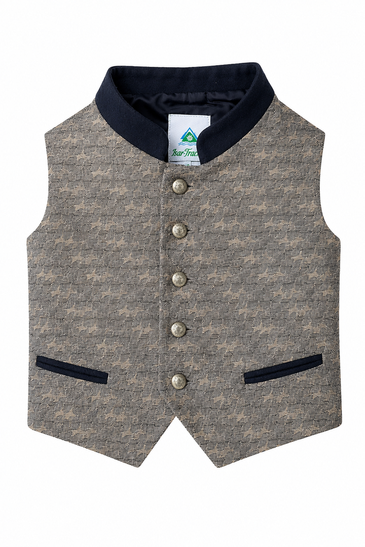 Kinder Stoffweste navyblau