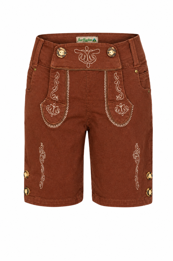 Kinderjeans im Trachtenlook