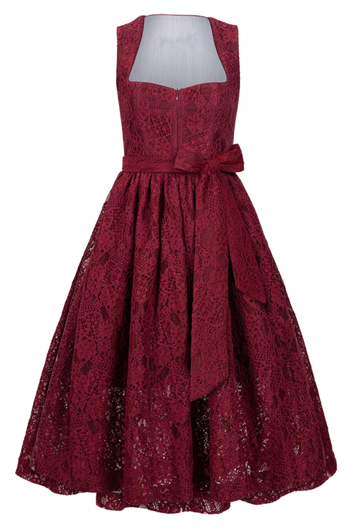 Dirndl Liga di Bavaria Rot Spitze 75 cm