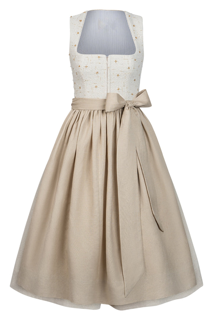 Cremefarbenes Dirndl Paloma Perle – 75 cm | LIGA DI BAVARIA