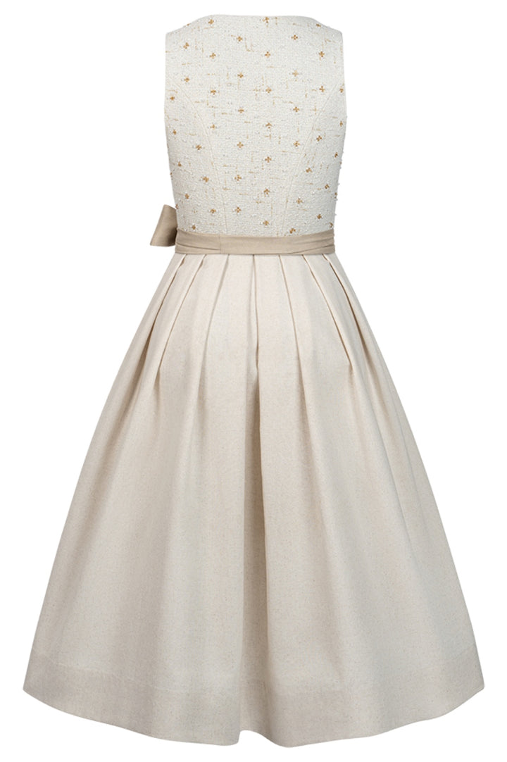 Cremefarbenes Dirndl Paloma Perle – 75 cm | LIGA DI BAVARIA