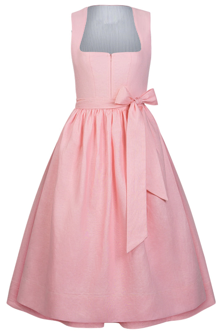 Dirndl Blush Rose – TENCEL™ & Leinen – 75 cm | LIGA DI BAVARIA