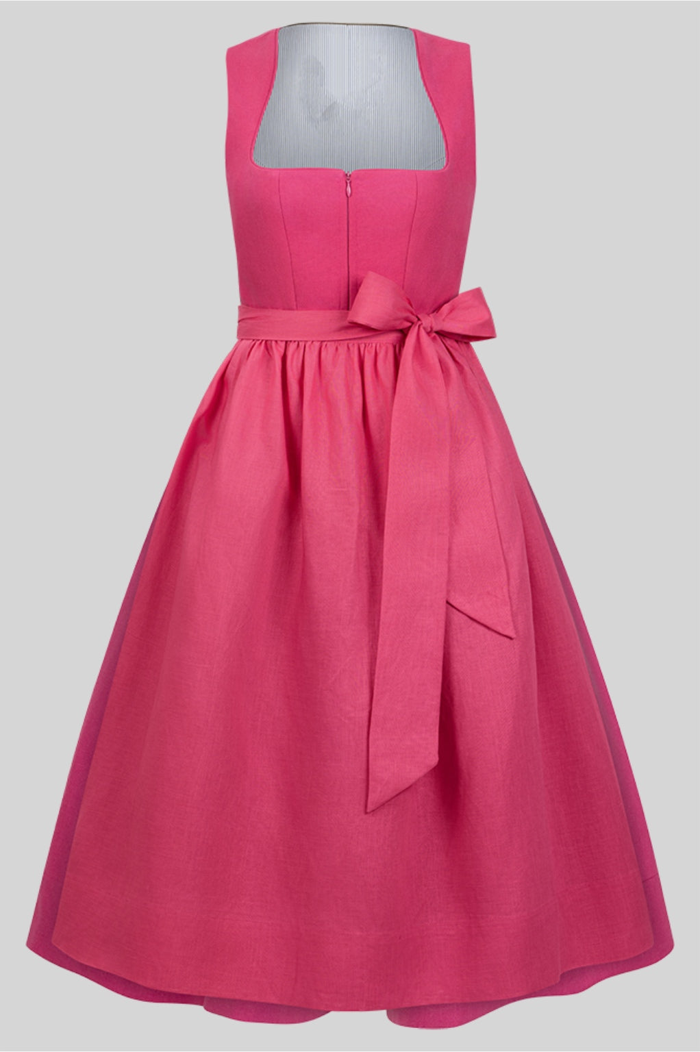 Dirndl Pink mit TENCEL™-Leinenschürze – 75 cm | LIGA DI BAVARIA