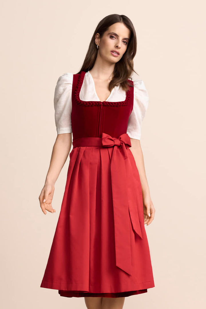 Krüger Dirndl Ylina 70 cm - nicht rabattierbar rot