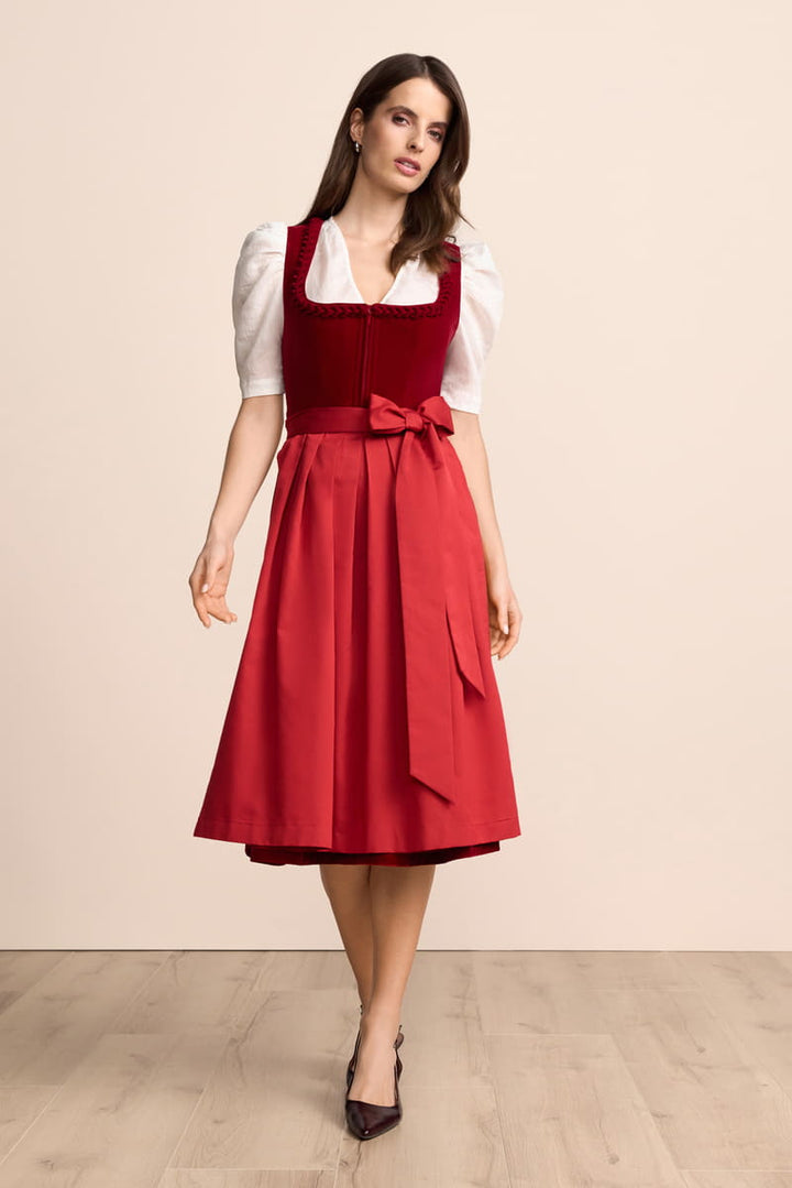 Krüger Dirndl Ylina 70 cm - nicht rabattierbar rot