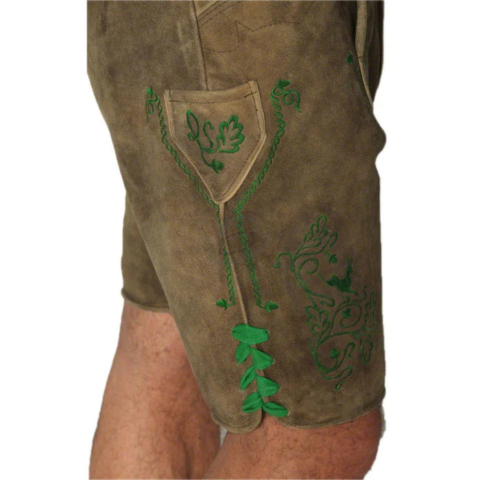 Lederhose Hirsch Royal Green