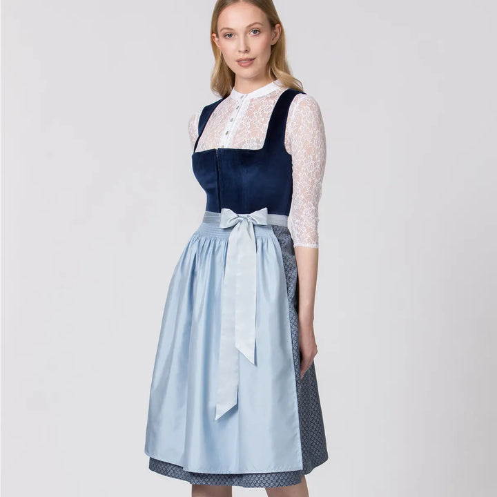 Dirndl Aida indigo