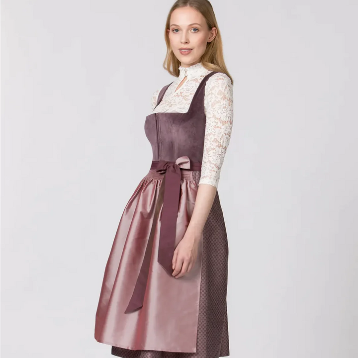 Dirndl Malve aubergine